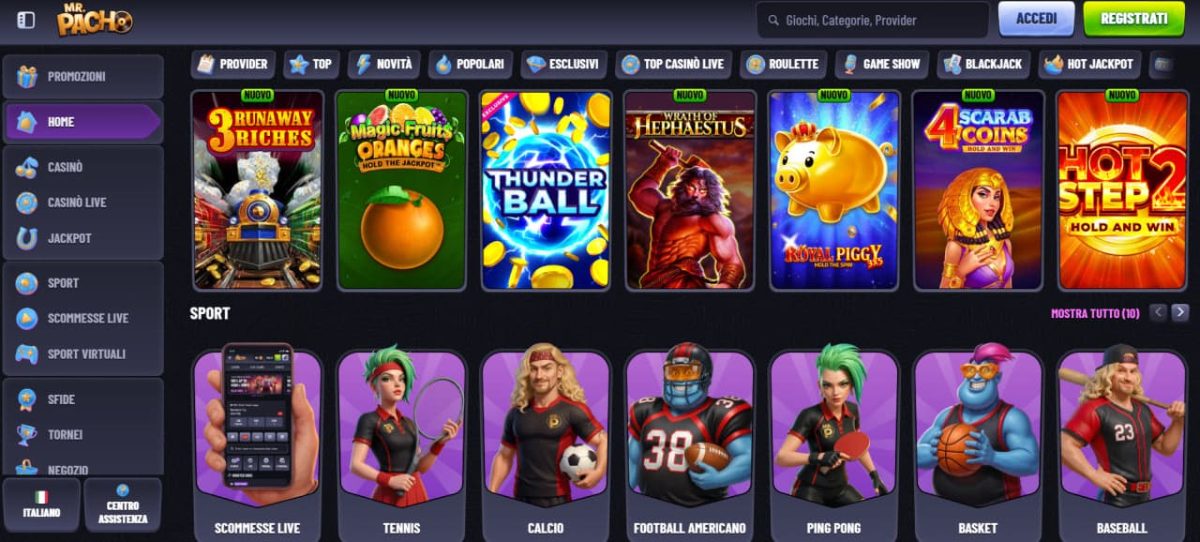 Mr Pacho Casino Italia image 1